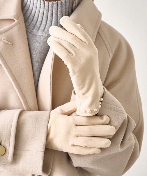 パールジャージスマホタッチグローブ