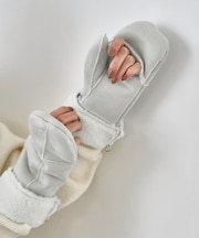 洗えるひも付きミトングローブ