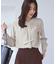 【WEB限定】配色ボウタイ風ブラウス