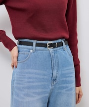 18mmマットスムーススクエアバックルベルト