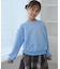 【KIDS/キッズ】【FILA/フィラ別注】ラインストーンロゴ裏毛プルオーバー