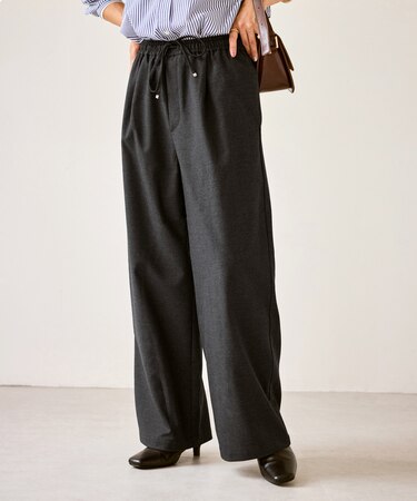 イージーワイドパンツ/リンクコーデ