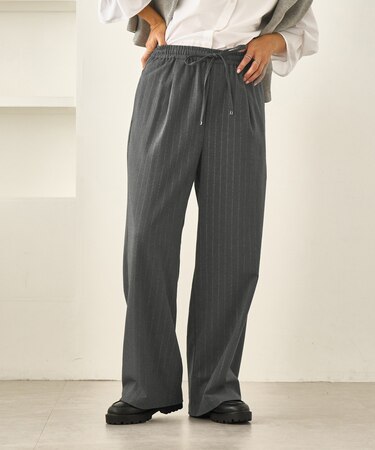 イージーワイドパンツ/リンクコーデ