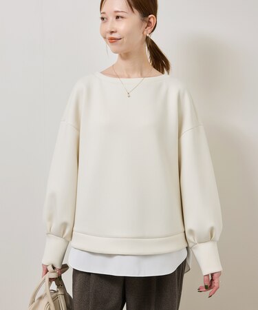 カルゼダンボールレイヤードプルオーバー