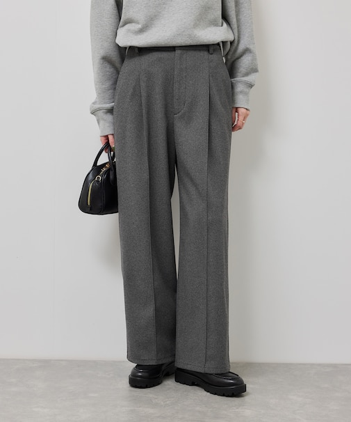 ジャージーワイドパンツ