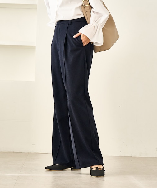 ジャージーワイドパンツ