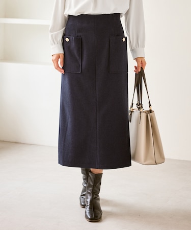 ジャージーアイラインスカート