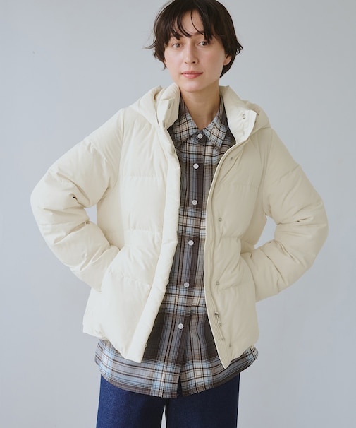 【GREEN DOWN/グリーンダウン】ショートダウン/リンクコーデ