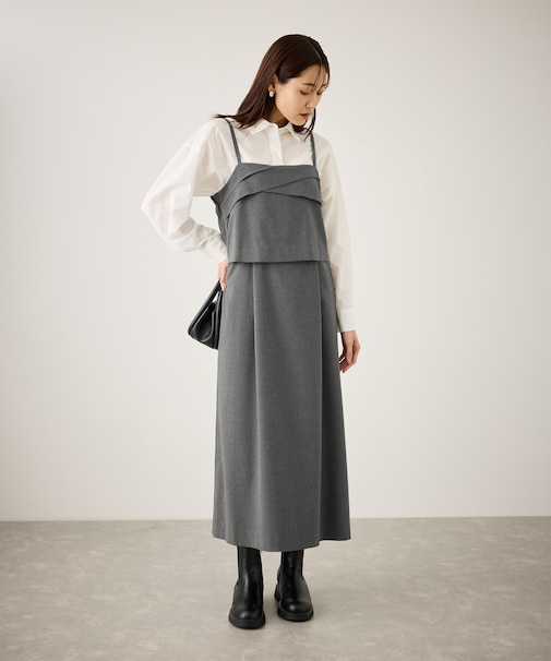 セットアップ見えワンピース