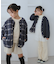【KIDS/キッズ】リバーシブルチェックボアブルゾン