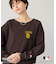 【PEANUTS×MLB COLLECTION by ROPE' PICNIC】オフショルスウェット