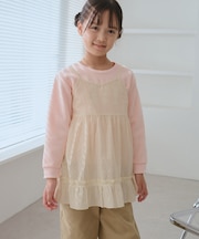 【KIDS/キッズ】レースチュニックワンピース