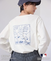 【PEANUTS×MLB COLLECTION by ROPE' PICNIC】ロングスリーブTee