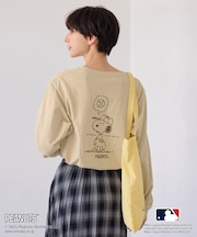 【PEANUTS×MLB COLLECTION by ROPE' PICNIC】ロングスリーブTee
