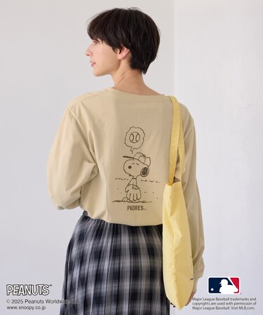 【PEANUTS×MLB COLLECTION by ROPE' PICNIC】ロングスリーブTee