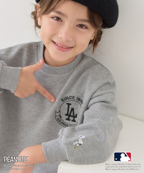 【PEANUTS×MLB COLLECTION by ROPE' PICNIC】スウェット