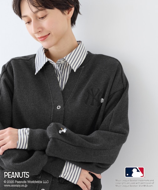 【PEANUTS×MLB COLLECTION by ROPE' PICNIC】カーディガン
