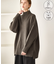 【WEB限定】サイドスリットニットプルオーバー/イージーケア