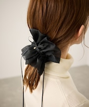 オーガンジーギャザーシュシュ