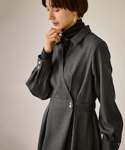 カシュクールシャツコンシャスワンピース