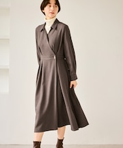 カシュクールシャツコンシャスワンピース