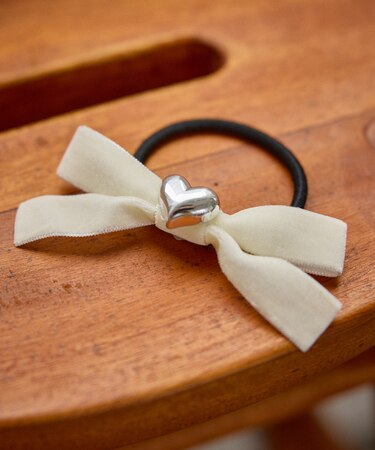 【KIDS/キッズ】ベロアリボンゴム