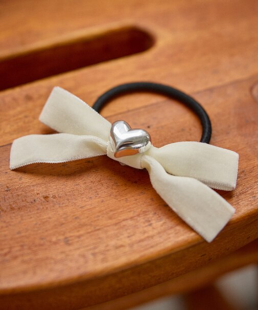 【KIDS/キッズ】ベロアリボンゴム