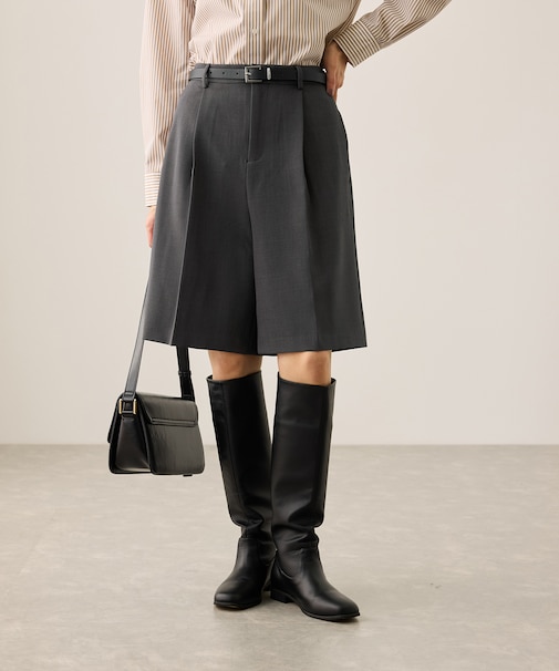 ウエストタックハーフパンツ