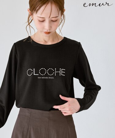 【emur/エミュール】サーモジャージロゴプルオーバー