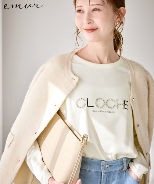 【emur/エミュール】サーモジャージロゴプルオーバー