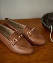 ROPE' PICNIC PASSAGE byHARUTA/ビット付フラットローファー