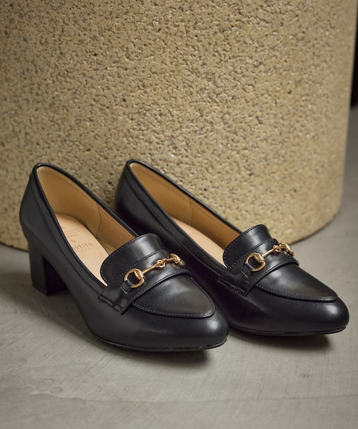 ROPE' PICNIC PASSAGE byHARUTA/ヒールアップローファー