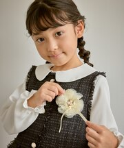 【KIDS/キッズ】チュールレースコサージュ