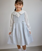 【KIDS/キッズ】フレアタックジャンパースカート