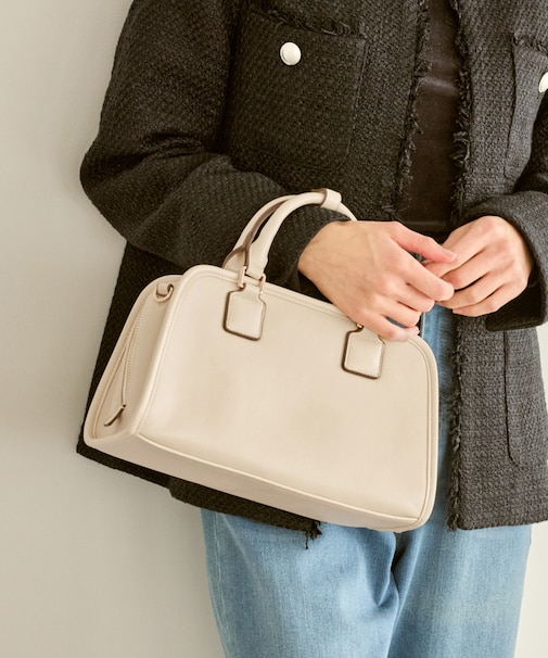 ワイドスクエアボストンバッグ/2WAY