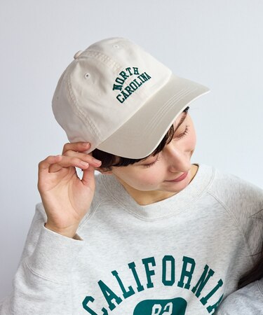 【Champion/チャンピオン別注】college logo cap/リンクコーデ