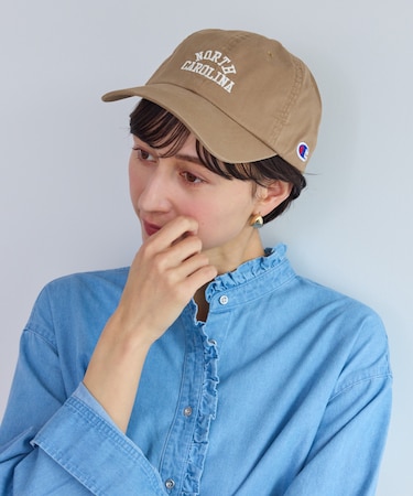 【Champion/チャンピオン別注】college logo cap/リンクコーデ