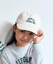 【KIDS/キッズ】【Champion/チャンピオン別注】college logo cap/リンクコーデ