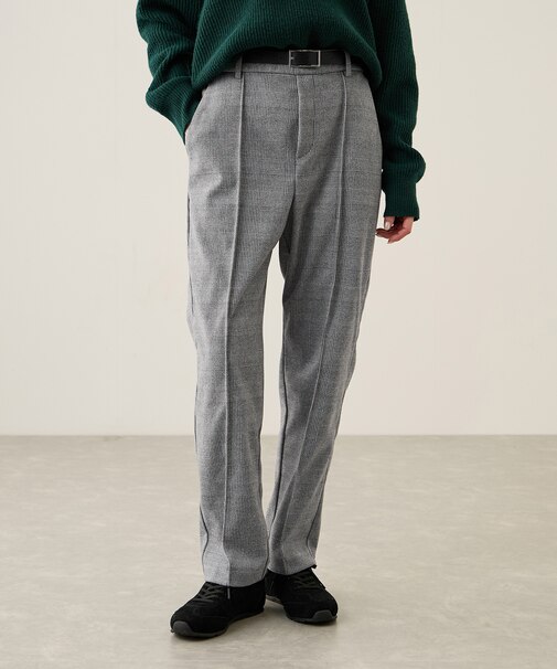 裏起毛ストレートパンツ