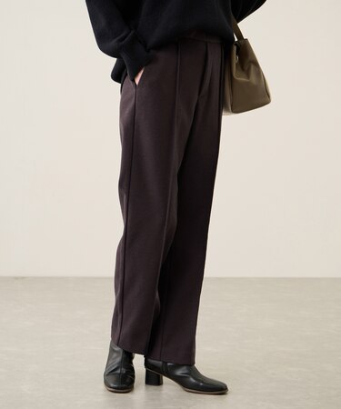 裏起毛ストレートパンツ