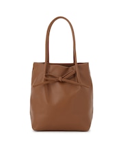 洗えるバッグ リボンディティールトートバッグ/イージーケア