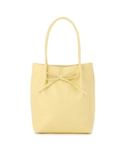 洗えるバッグ リボンディティールトートバッグ/イージーケア