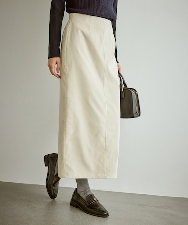 シェニール織アイラインスカート