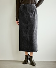 シェニール織アイラインスカート