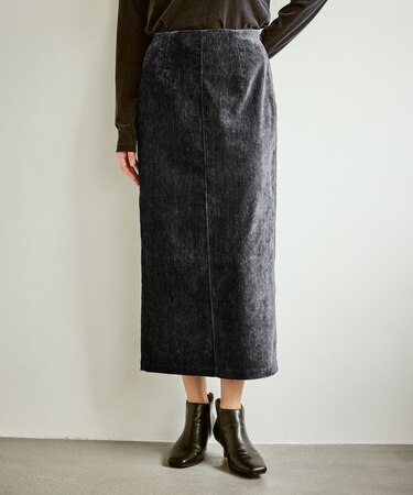シェニール織アイラインスカート