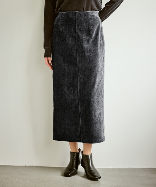 シェニール織アイラインスカート