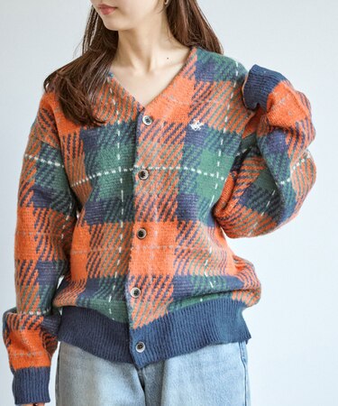 【BEVERLY HILLS POLO CLUB/ビバリーヒルズポロクラブ】モヘヤタッチカーディガン