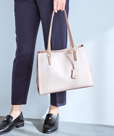 チャーム付2WAYトートバッグ/A4対応