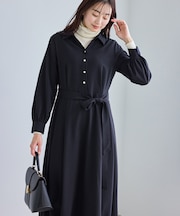 リボンシャツワンピース