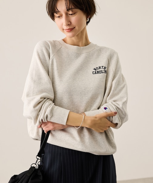 【Champion/チャンピオン別注】アソートロゴスウェットプルオーバー/リンクコーデ